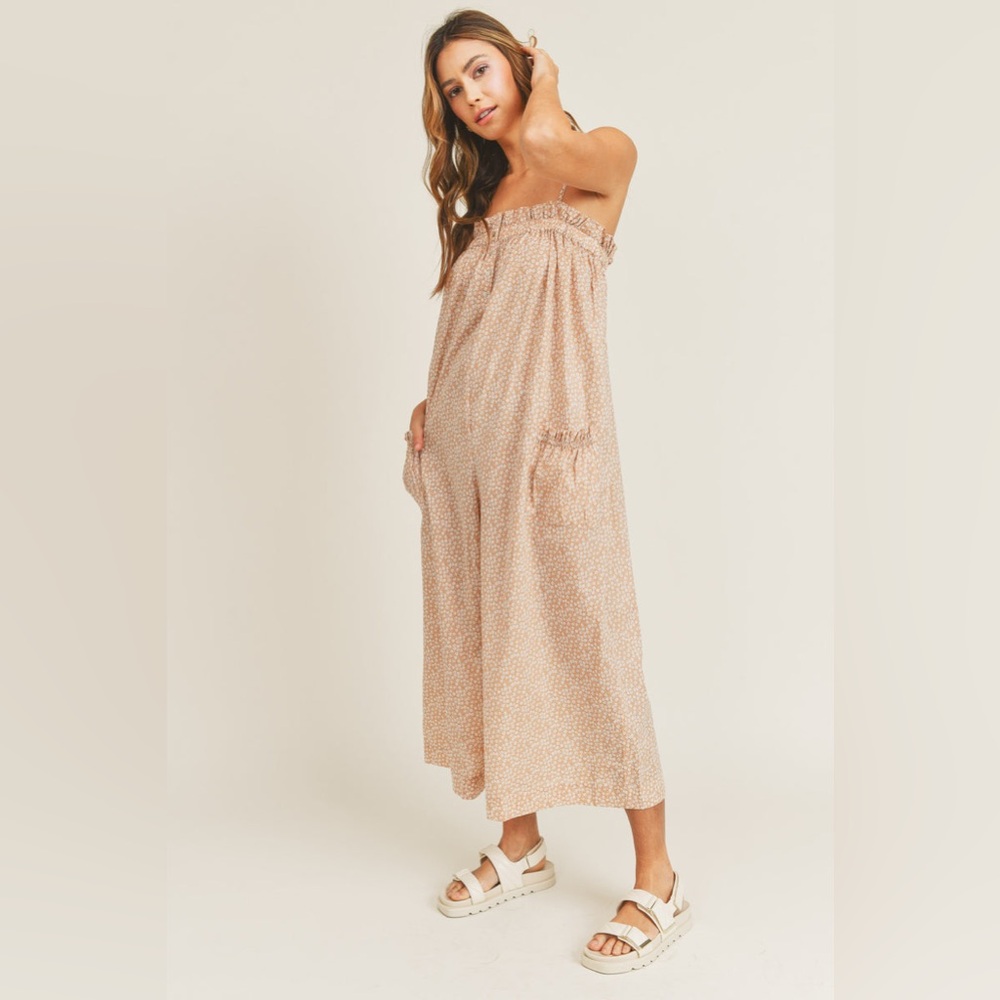 MABEL MAKENNA FLORAL LOOSE FIT JUMPSUIT